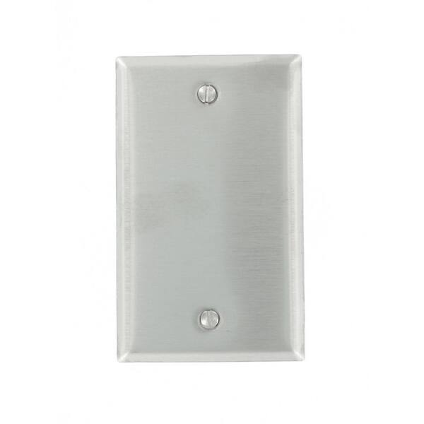 1-Gang No Device Blank Wallplate 84014 Standard Size 430 Stainless Steel 