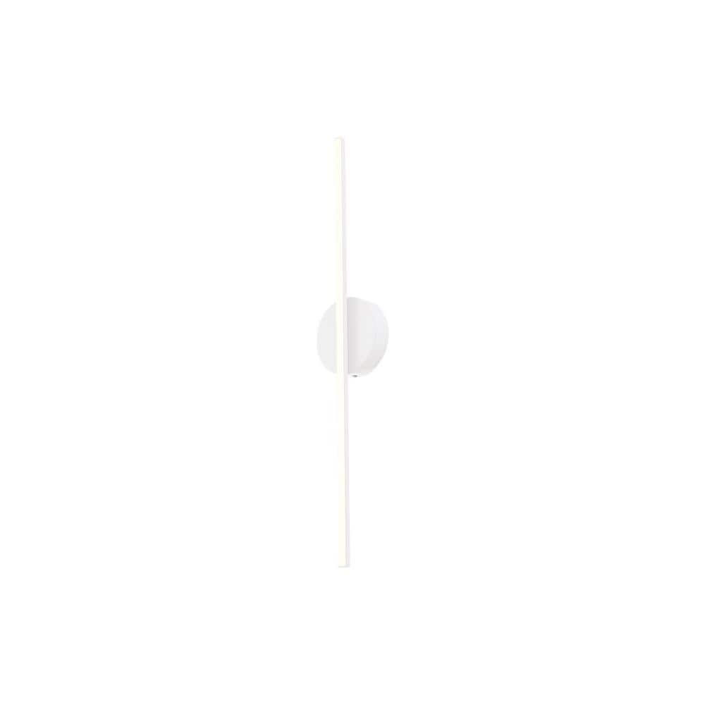 Chute 35-in 1 Light 15-Watt White Integrated LED Wall Sconce price history on PriceWatchPro