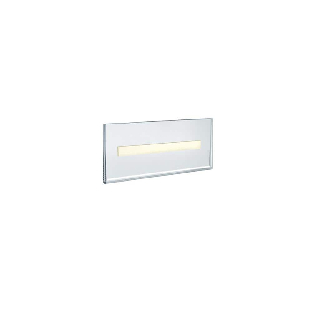 Self-Adhesive Clear Acrylic Wall Sign Holder Frame 5.5" x 2.5" - 10-Pack