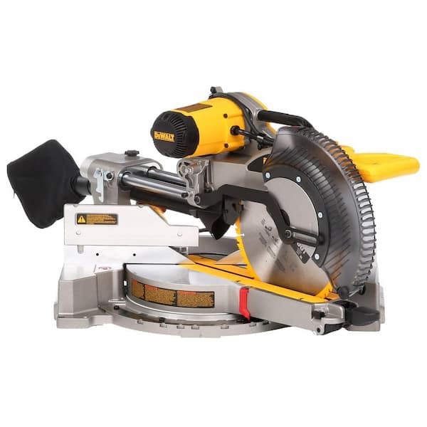 Vervelend Drijvende kracht room DEWALT 15 Amp Corded 12 in. Double Bevel Sliding Compound Miter Saw with XPS  technology, Blade Wrench and Material Clamp DWS780 - The Home Depot