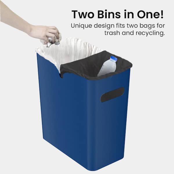 iTouchless 4.2 Gal. Wastebasket 6-Pack, 16L Plastic Trash Can
