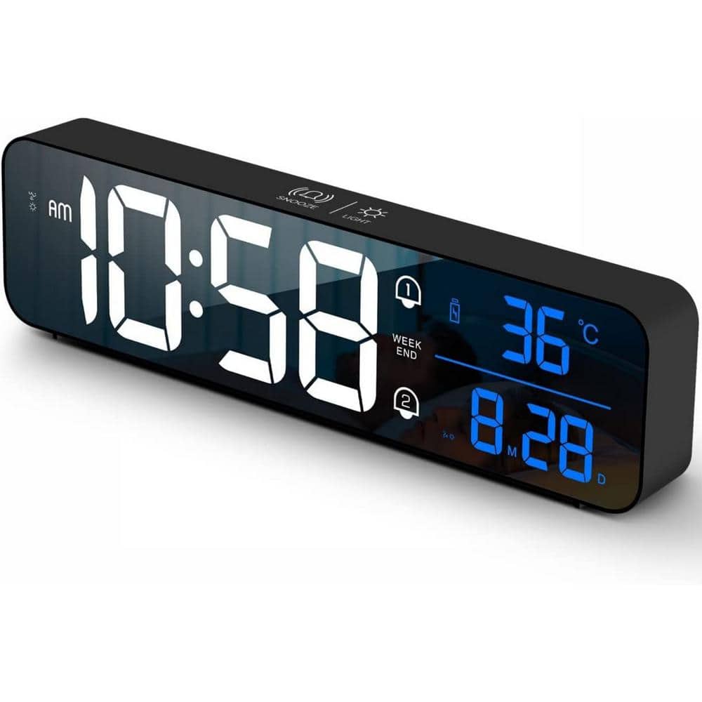 15'' SiteSync IQ Battery-AA Round Surface Clock (Black Steel, Dial 01)