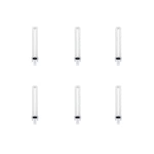 13-Watt Equivalent PL CFLNI Twin Tube 2-Pin Plug-in GX23 Compact Fluorescent CFL Light Bulb, Bright White 3500K (6-Pack)