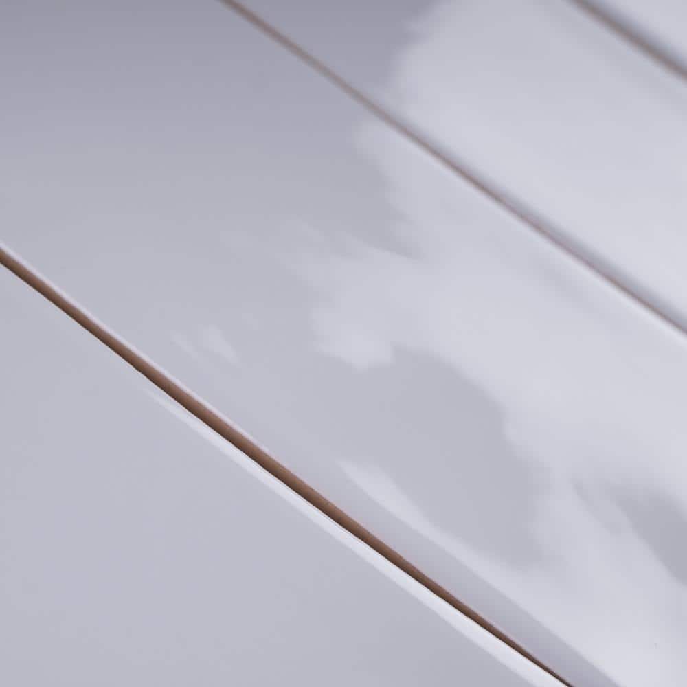 White Glossy Ceramic 3x12 Subway Wall Tile
