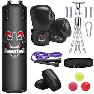 Ellis Boxing Bag Speed Trainer Swing Set Adjustable Height Training Boxing Bag with 12 oz. Boxing Gloves