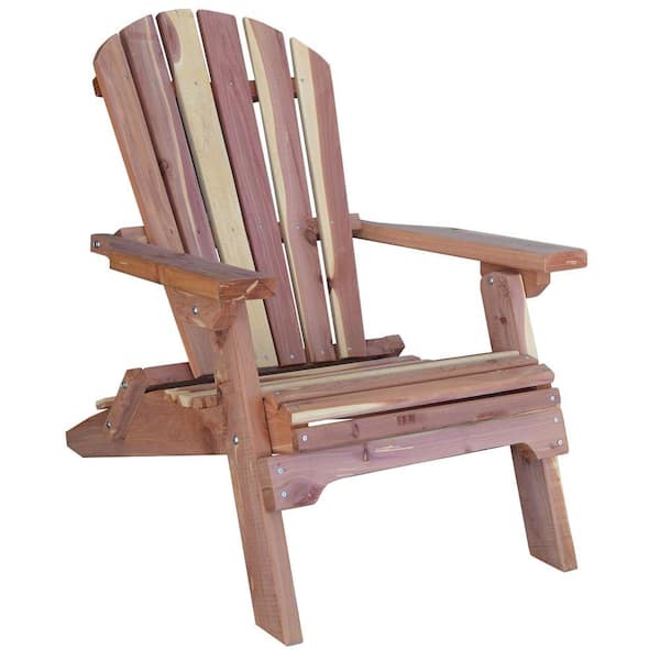 AmeriHome Cedar Patio Adirondack Chair