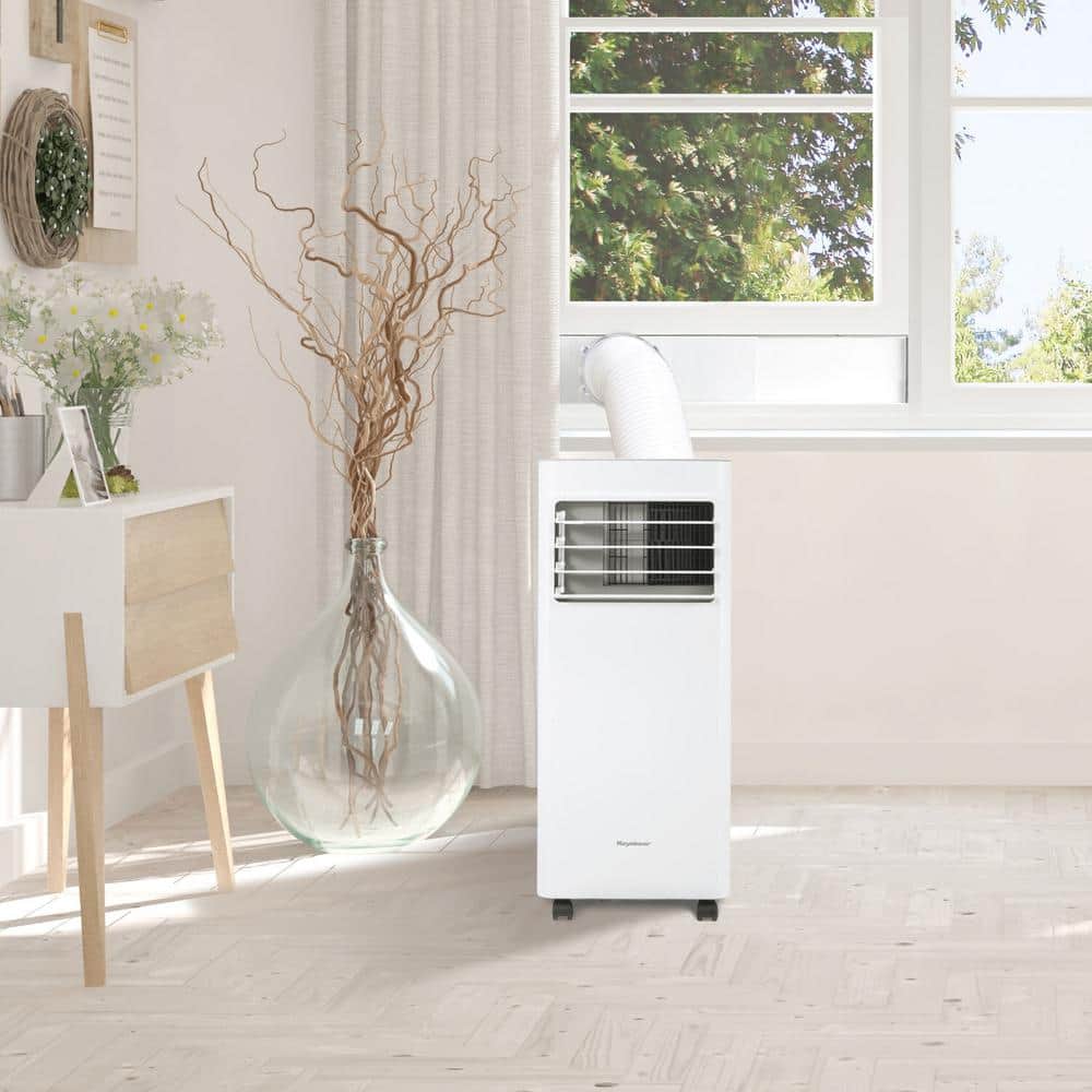 Keystone White Portable Air Conditioner with Remote and Sleep Mode
