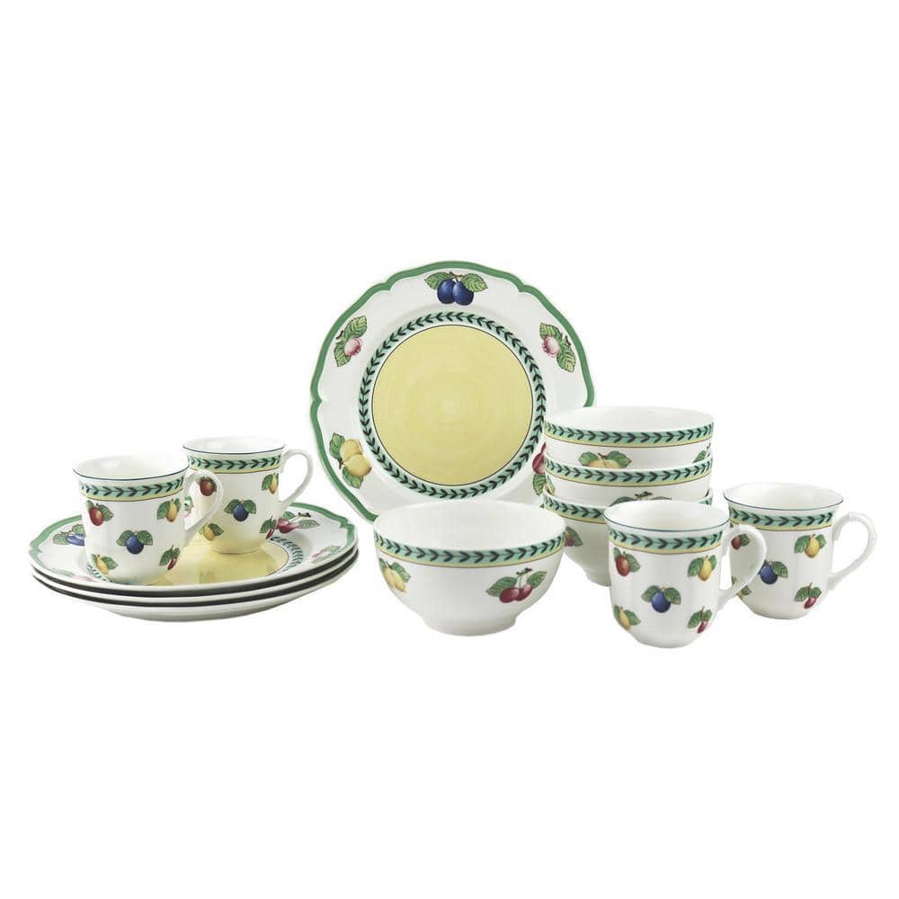 Villeroy & Boch French Garden 12 piece Multi Color Porcelain