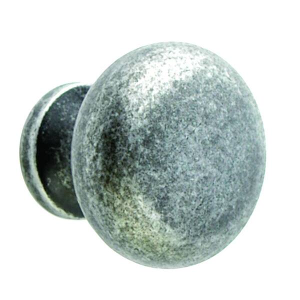 Giagni 1-1/4 in. Round Knob in Tumbled Pewter (150-Pack)