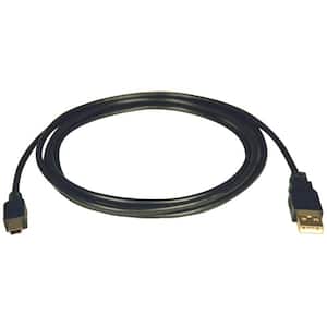6 ft. A-Male to Mini B-Male USB 2.0 Cable