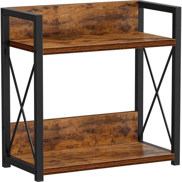 Wudkey 2-Tier Wood Kitchen Countertop Organizer, Spice Rack for