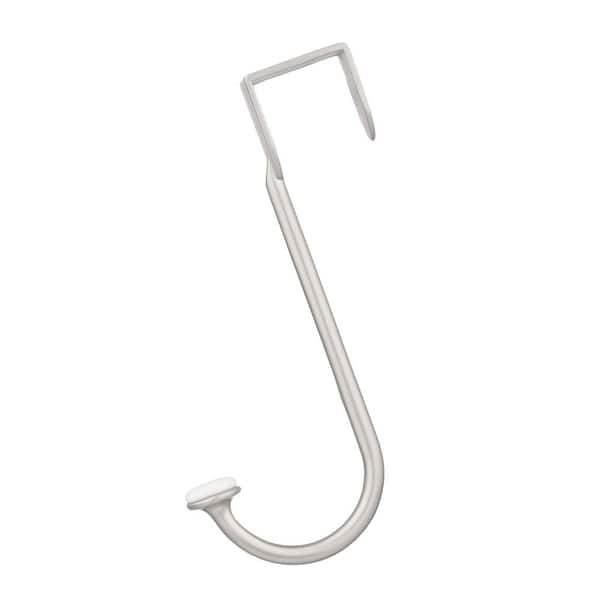2pcs Z-shaped Hooks, Stainless Steel Over The Door Hook, Door Back Hook,  Metal Hook