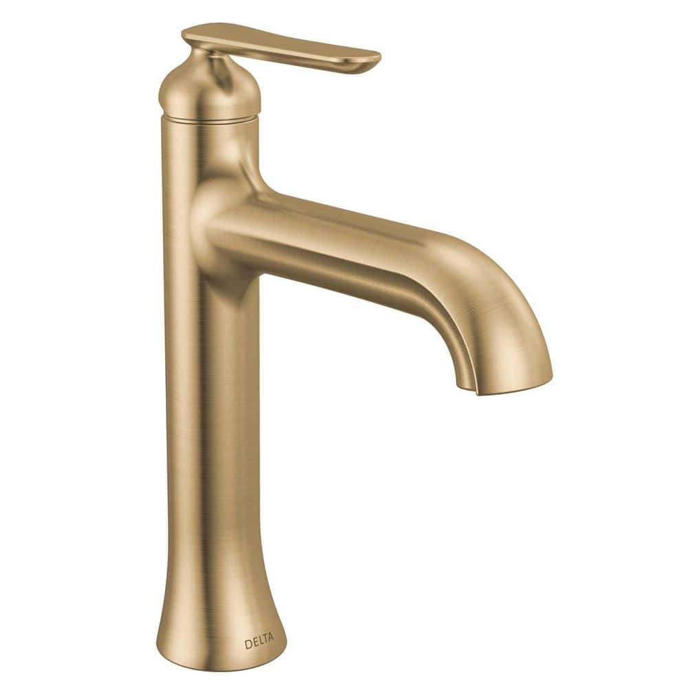 Delta Bonacci Gold Mid-Height Single Handle Single Hole Bathroom