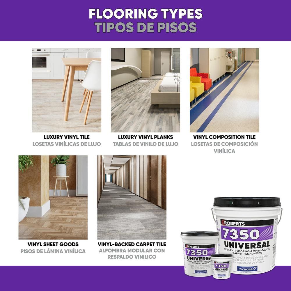 Roberts 1 Gallon Off-White Universal Flooring Adhesive