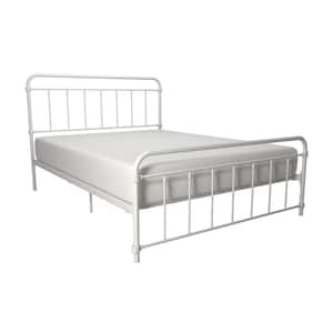 Windsor White Queen Metal Bed