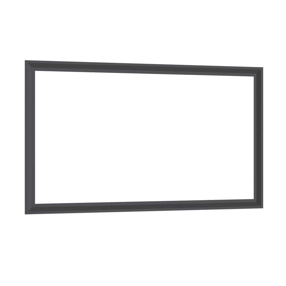 60 in. W x 36 in. H Rectangular Framed Wall Bathroom Vanity Mirror in Black price history on PriceWatchPro