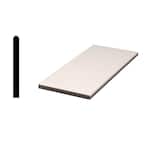 Antique White 1/2 in. x 4-7/8 in. x 60 in. Acrylic Bullnose Window Sill Moulding