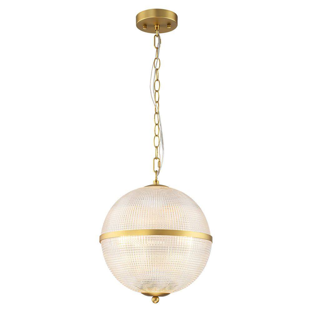 3-Light Mid-Century Modern Gold Bubble Chandelier with Grid Glass Globe/ Dining Room Ceiling Light price history on PriceWatchPro