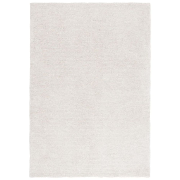 Carmine 6 ft. x 9 ft. Ivory Modern Solid Area Rug