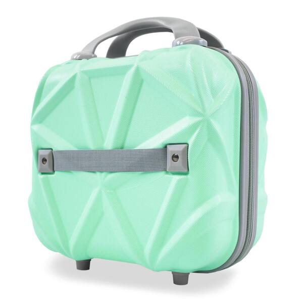 AMKA Gem 2-Piece Mint Carry-On Spinner Cosmetic Suitcase AP819/20