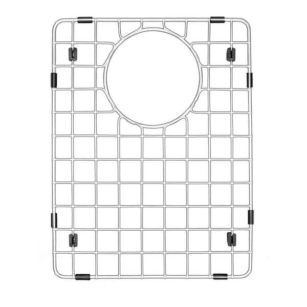 Karran 11 in. x 14 in. Stainless Steel Bottom Grid Fits QT-610 / QU-610 Large