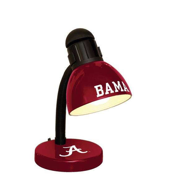 The Memory Company 14.7 in. NCAA Desk Lamp - Alabama Crimson Tide-DISCONTINUED