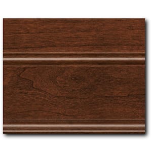 4 in. x 3 in. Finish Chip Cabinet Color Sample in Kaffe Cherry