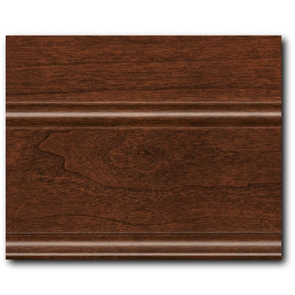 KraftMaid 4 in. x 3 in. Finish Chip Cabinet Color Sample in Kaffe Cherry