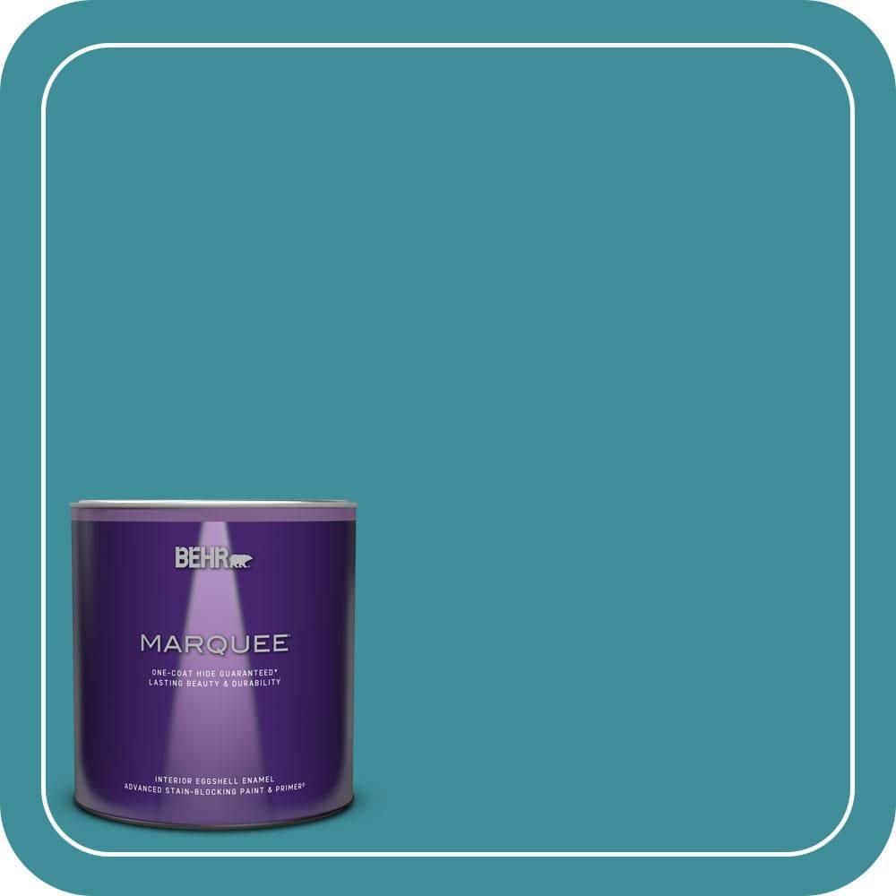 1 qt. #MQ6-34 Prophetic Sea One-Coat Hide Eggshell Enamel Interior Paint & Primer price history on PriceWatchPro