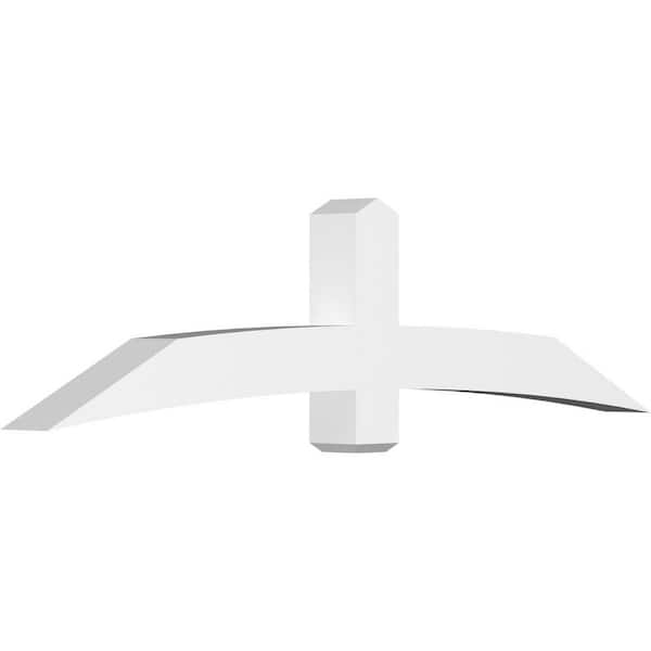 Ekena Millwork Bellingham 84 in. W x 21 in. H x 6 in. D Signature Polyurethane Bracket