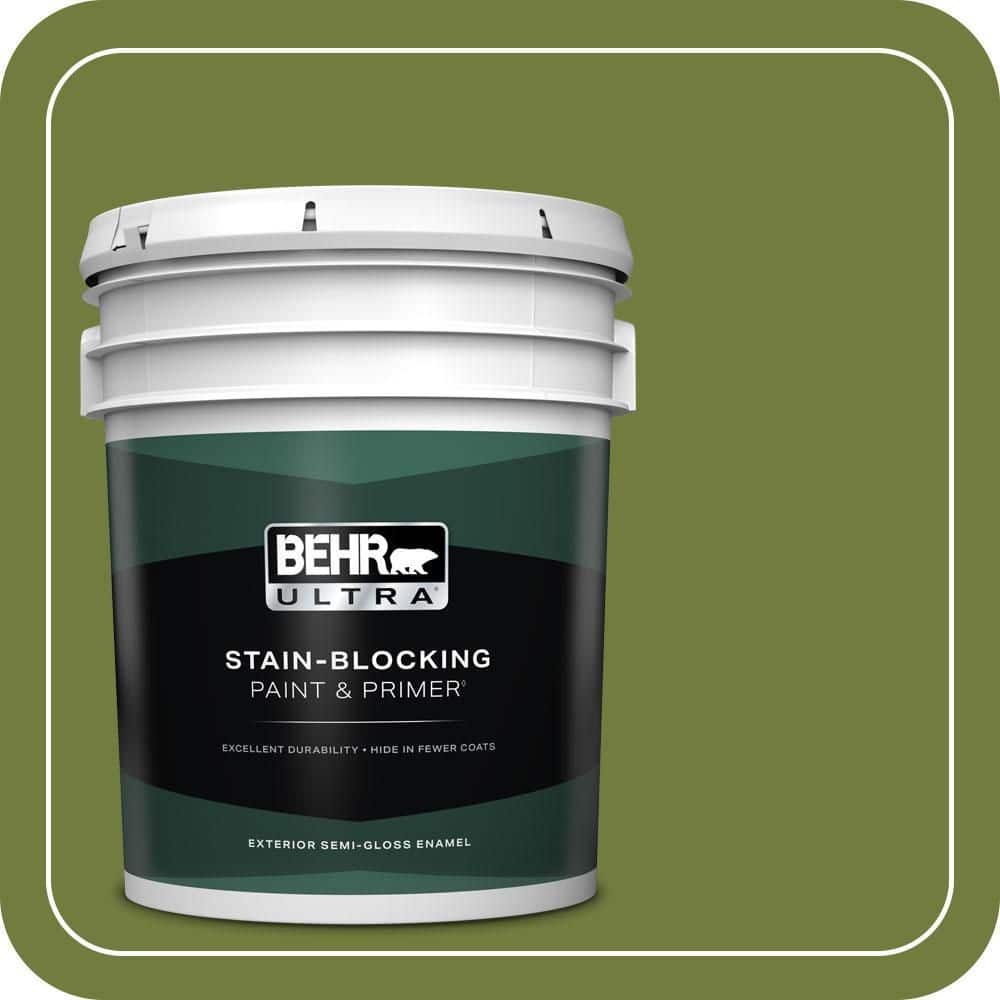 5 gal. Home Decorators Collection #HDC-SM16-11 Hot Dog Relish Semi-Gloss Enamel Exterior Paint & Primer price history on PriceWatchPro