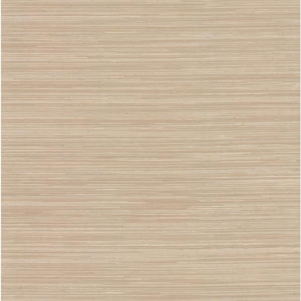 A-Street Prints Reynier Brown Hemp Non-Pasted Wallpaper Sample