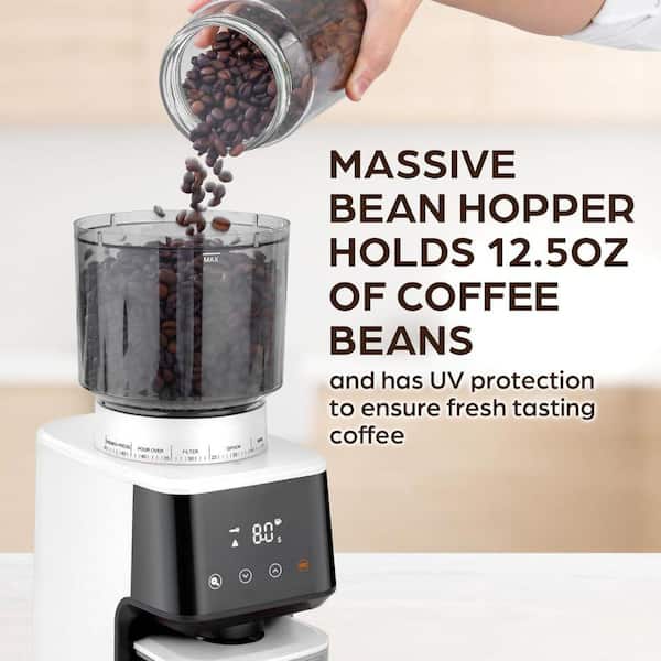 Zulay Kitchen 12.5 oz. Adjustable Burr Coffee Grinder with