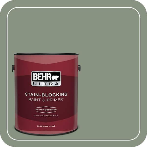 BEHR ULTRA 1 gal. #QE-45 Thistle Extra Durable Flat Interior Paint & Primer