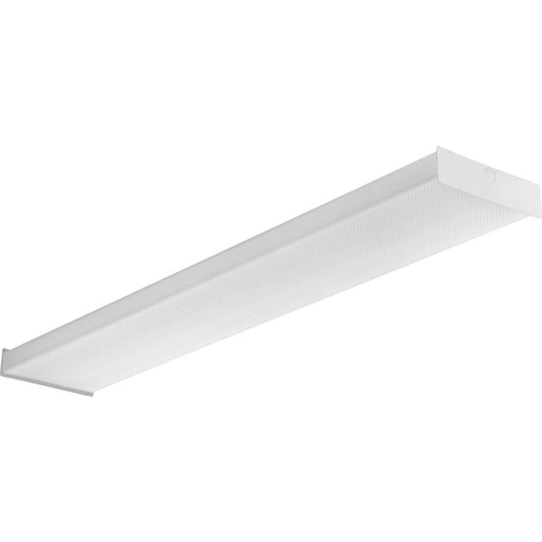 Contractor Select SBL 4 ft. 32-Watt Integrated LED White 4000 Lumens 3500K Square Basket Wrap Light Contractor Select SBL 4 ft. 32-Watt Integrated LED White 4000 Lumens 3500K Square Basket Wrap Light