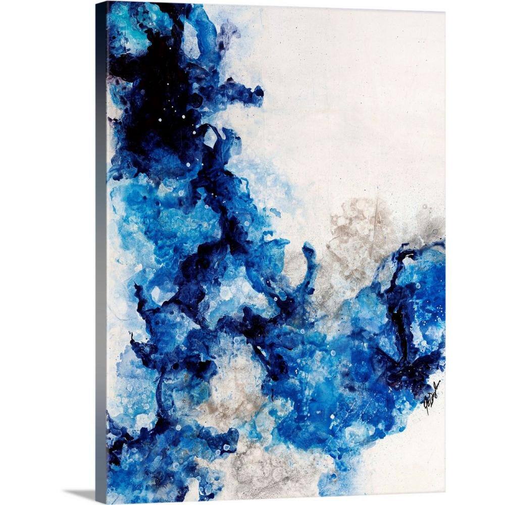 "18 in. x 24 in. ""Glacier Blue I"" by Farrell Douglass Canvas Wall Art" price history on PriceWatchPro