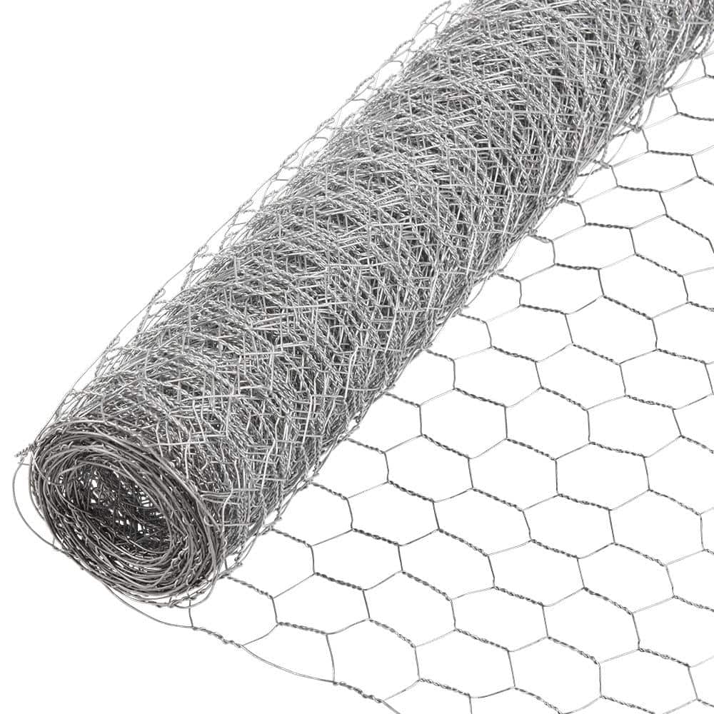 Everbilt 1 In X 4 Ft X 150 Ft Galvanized Poultry Netting 308432eb The Home Depot