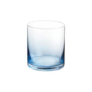 Skylar 12.4 oz. Midnight Blue Ombre Double Old-Fashioned Glasses (Set of 4)