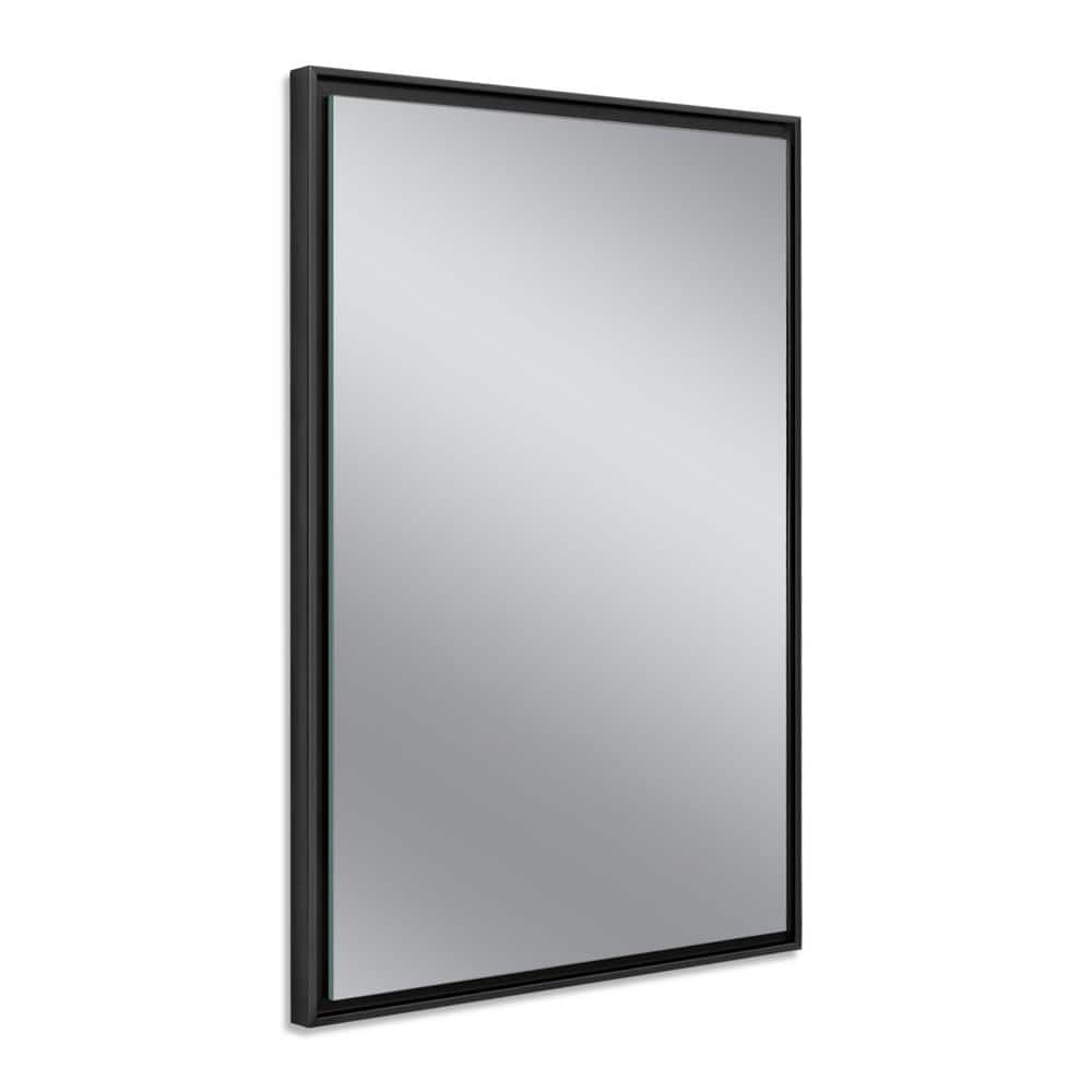 Deco Mirror 26 in. W x 38 in. H Framed Rectangular Bathroom Vanity ...