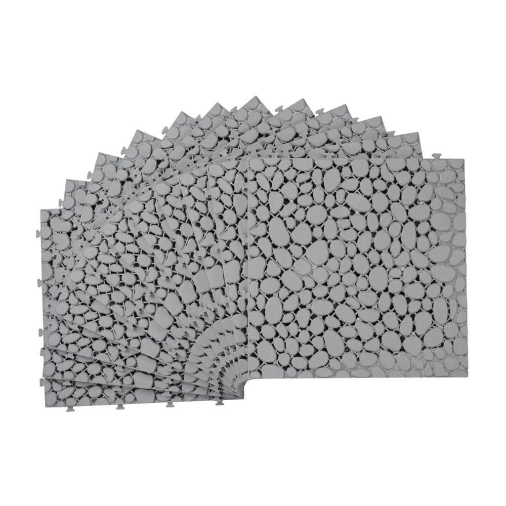 Outdoor 1 ft. x 1 ft. Composite Deck Tile in Gray (24 Per Box) price history on PriceWatchPro
