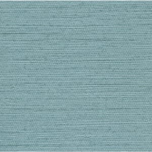 Bali Blue Seagrass Blue Wallpaper Sample