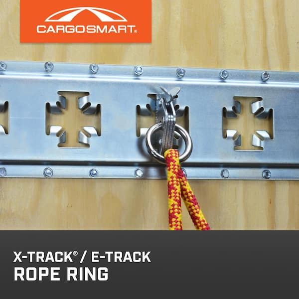 Rope Ring for E-Track and X-Track, 2,000 lb. Safe Work Load - 1 pack