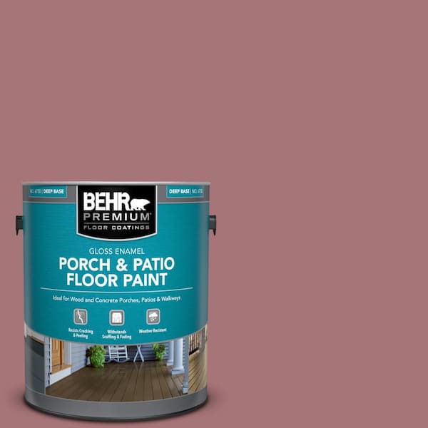BEHR PREMIUM 1 gal. #S130-5 Heirloom Rose Gloss Enamel Interior/Exterior Porch and Patio Floor Paint