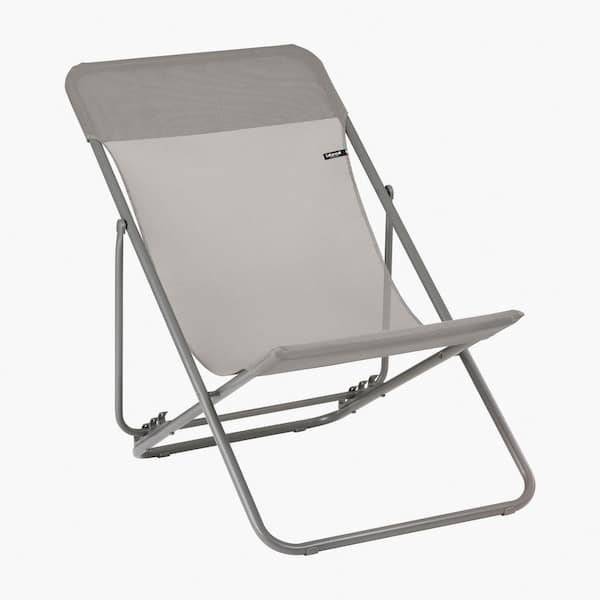 Lafuma MOBILIER Maxi Transat Terre Steel Folding Deck Chair