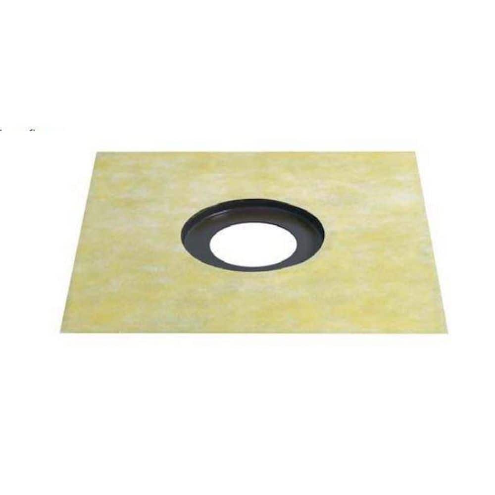 Tilux Square 12.25 in. W  x 12.25 in. L Iron Floor Drain Holder, Iron/Polypropylene  for Shower Kit with PVC Flange price history on PriceWatchPro