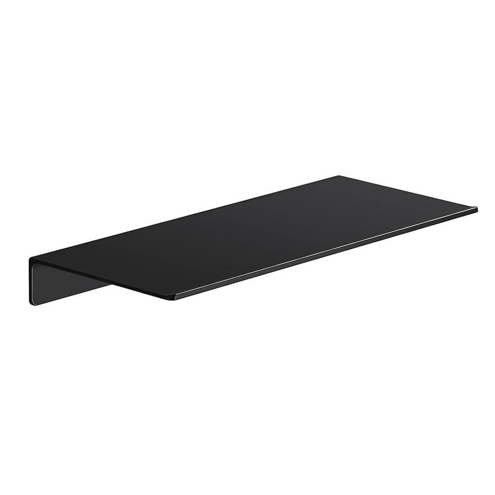 11.81 in. W x 4.92 in. D Black Floating Shelves for Wall Decor 1-Decorative