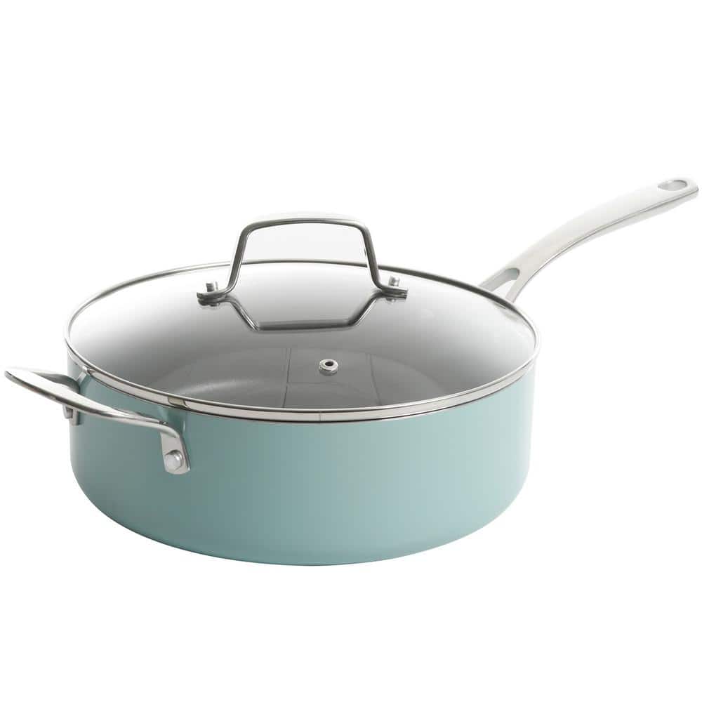 Martha Blue 10-Piece Nonstick Aluminum Enamel Cookware Set
