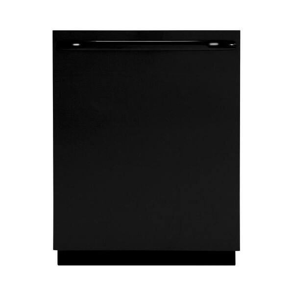 GE Top Control Dishwasher in Black with Stainless Steel Tub, 57 dBA