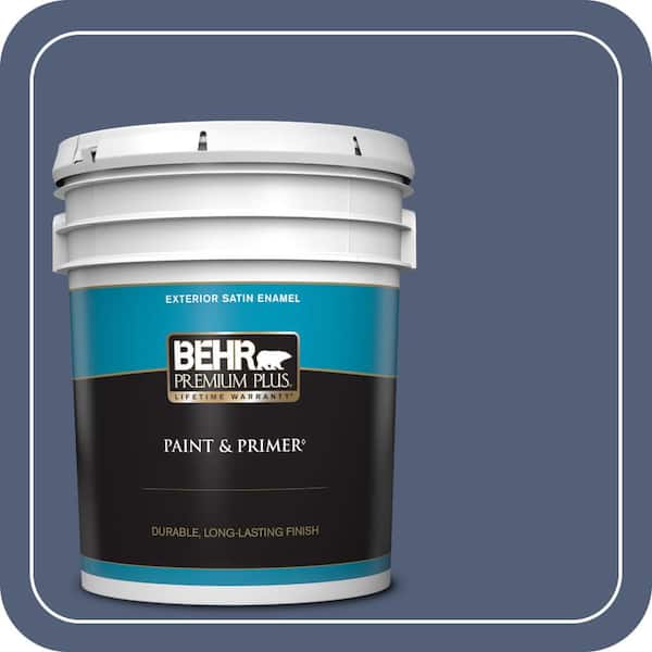 BEHR PREMIUM PLUS 5 gal. #S530-6 Extreme Satin Enamel Exterior Paint & Primer