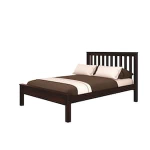 Brown Dark Cappuccino Full Contempo Bed with Dual under Bed Drawers